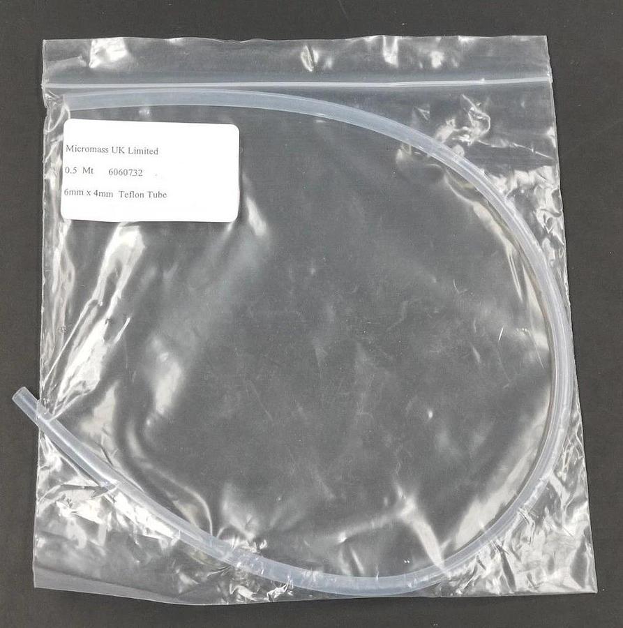 Used NEW MICROMASS UK LIMITED 6060732 TEFLON TUBE 0.5 MT, 6MM X 4MM