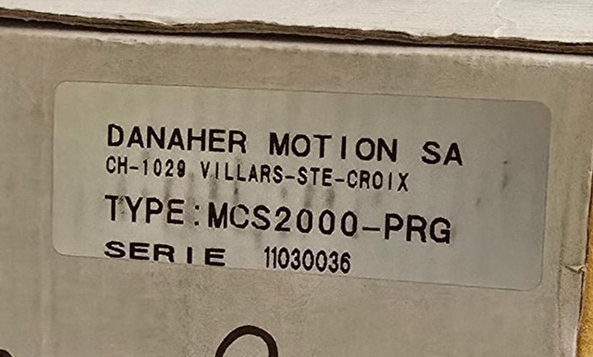 Used Danaher Motion | Warner MCS2000-PRG Tension Control Programmer P/N: 6910-101-090
