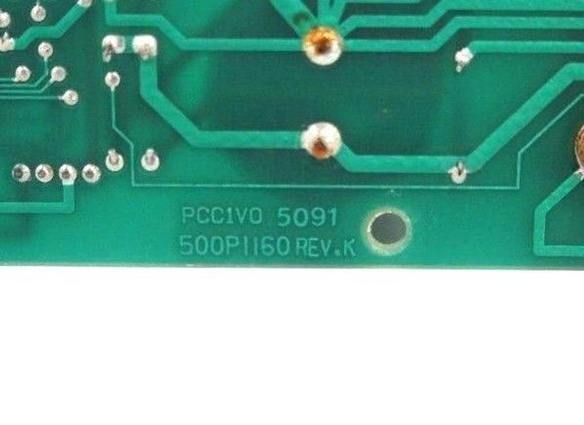 Used ABB 500S1160-1 REV. KN, PROCESSOR BOARD PCC1VO 5091, 500P1160 REV. K
