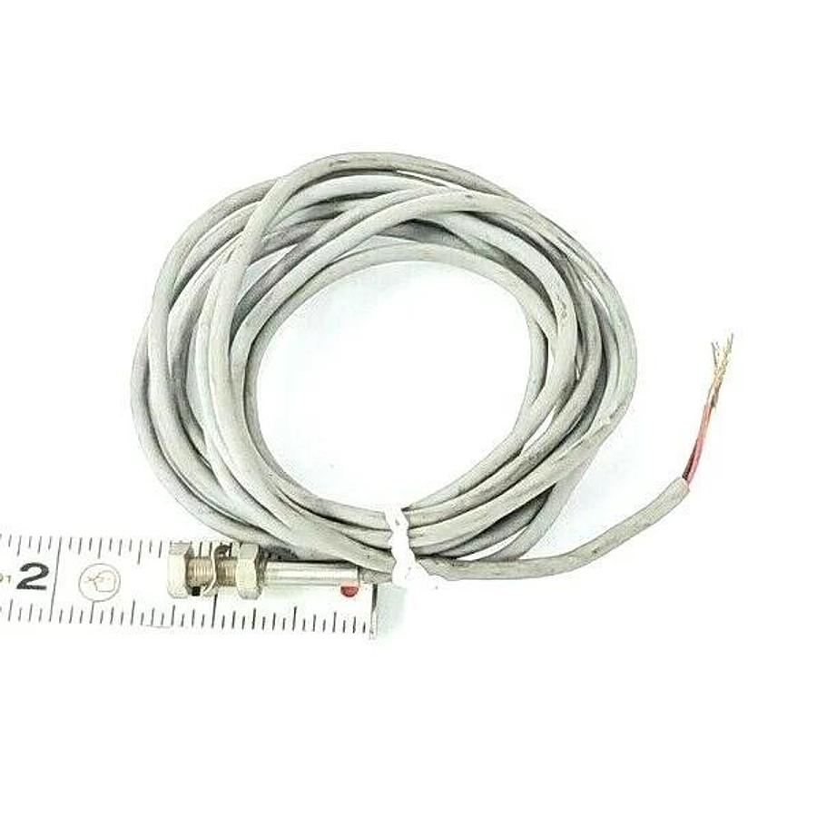 Used GENERAL ELECTRIC CR215DB05SA3NB PROXIMITY SWITCH 10-30VDC, 5MM BARREL