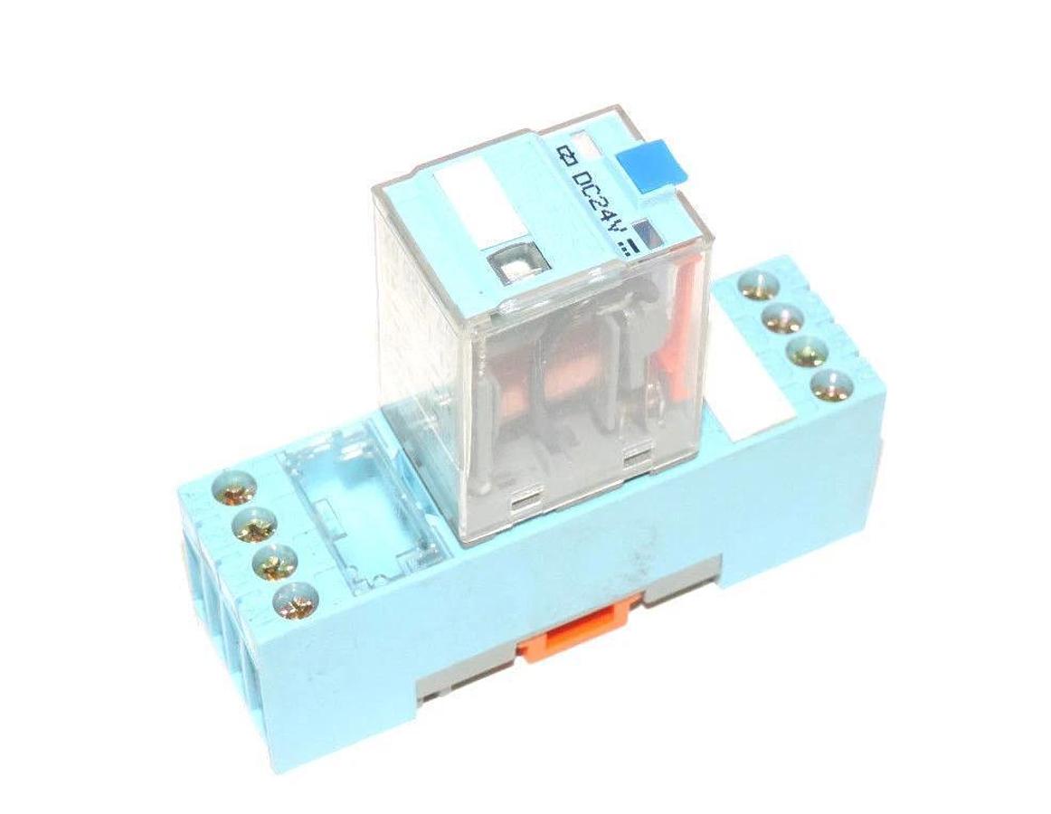 Used RELECO C7-A20DX RELAY W/ S7-M SOCKET BASE C7A20DX