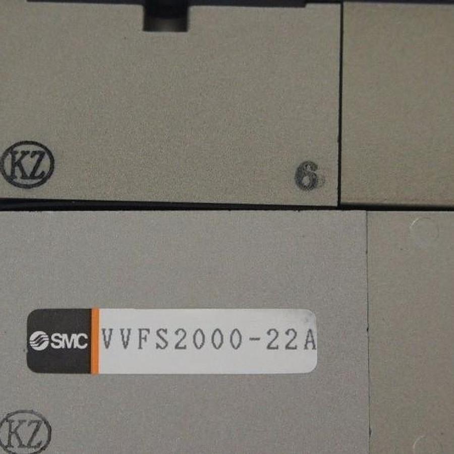 Used NEW SMC VF2-4-FPG-D-3PZ SOLENOID VALVE WITH VVFS2000-22A CHECK SPACER