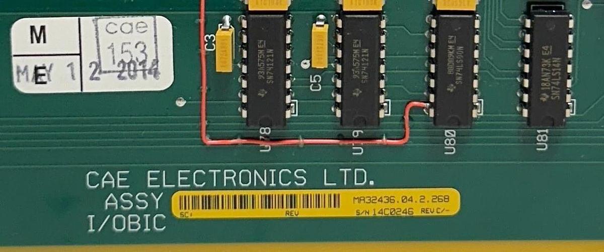 L3 MAPPS CAE MA268-106474-01 / MA32436.04.2.268 MODIFIED IOBIC CCA BOARD NSNP