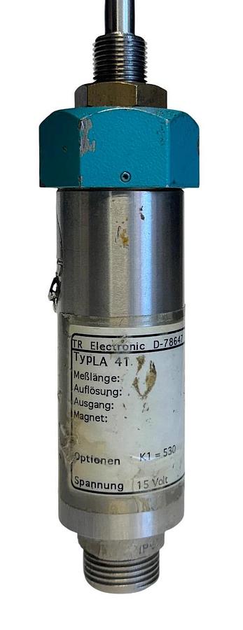 Used TR ELECTRONIC TYPE LA-41 / LA41 LINEAR ENCODER TRANSDUCER SENSOR 15V 150mm USNP