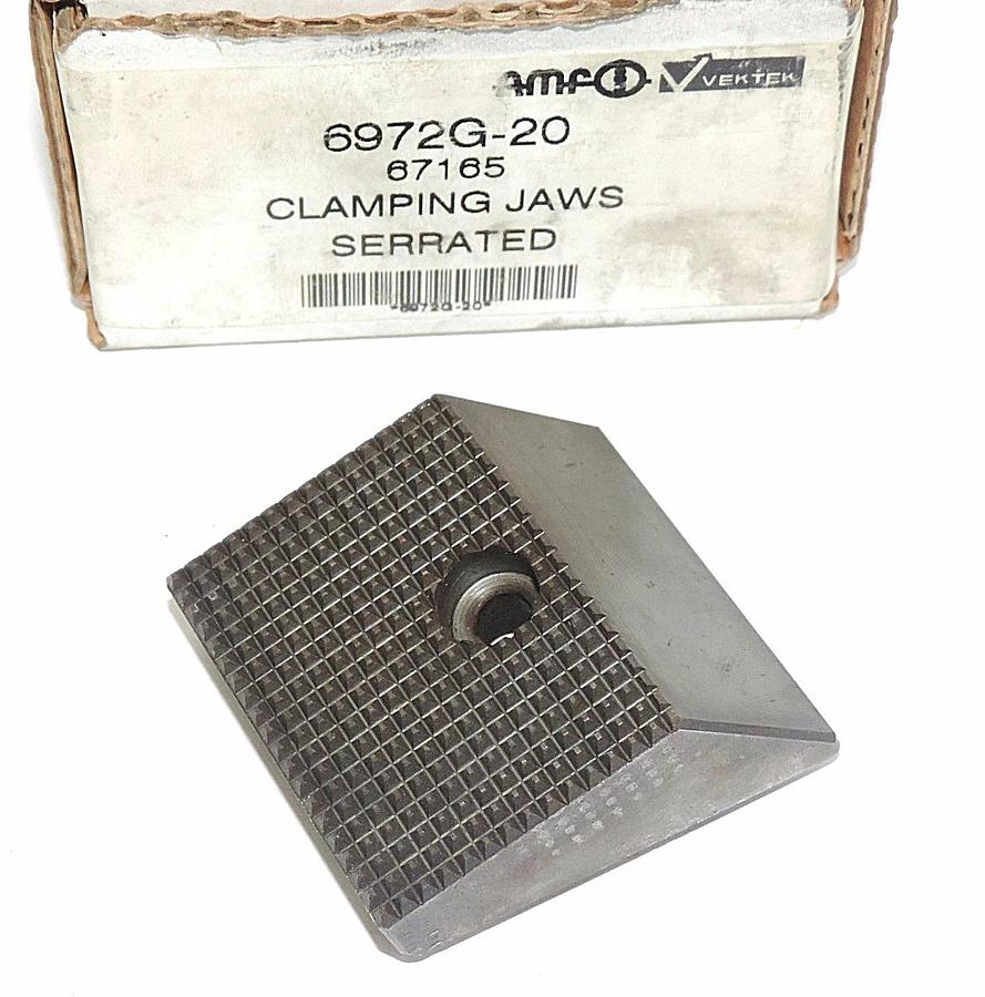 NIB AMF 6972G-20 CLAMPING JAW SERRATED 6972G20