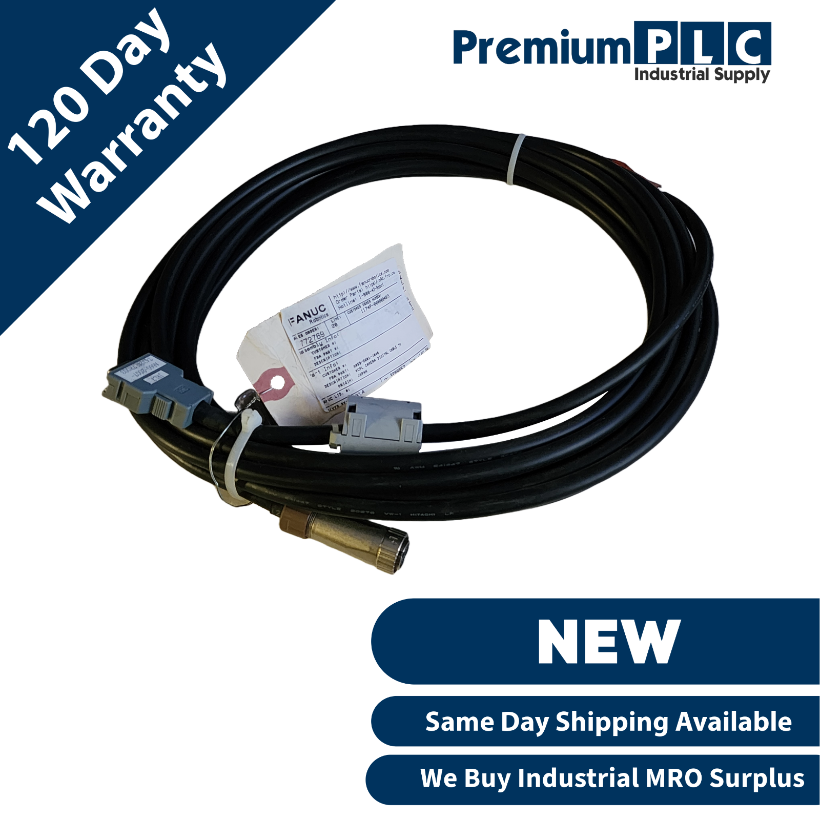 Used NEW FANUC ROBOTICS A05B-2601-J040 / A05B2601J040 *CPL CAMERA DIGITAL CABLE 7M