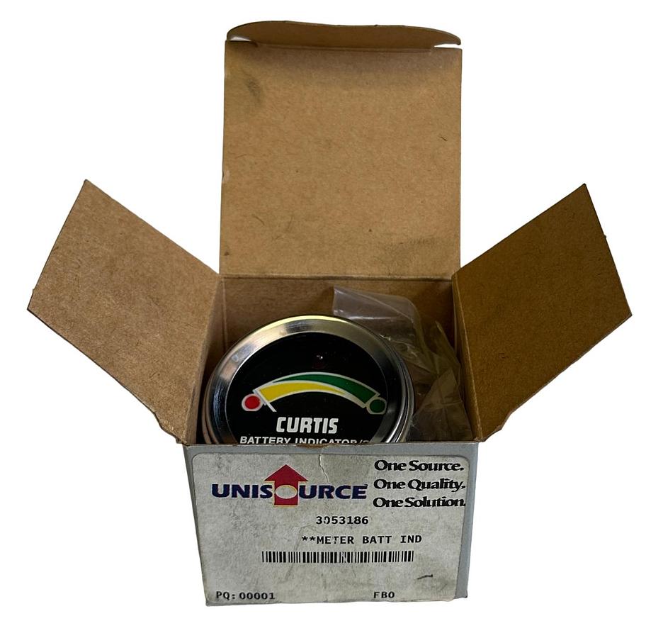Used NEW HYSTER CURTIS UNISOURCE 3053186 / HY3053186 OEM BATTERY INDICATOR METER