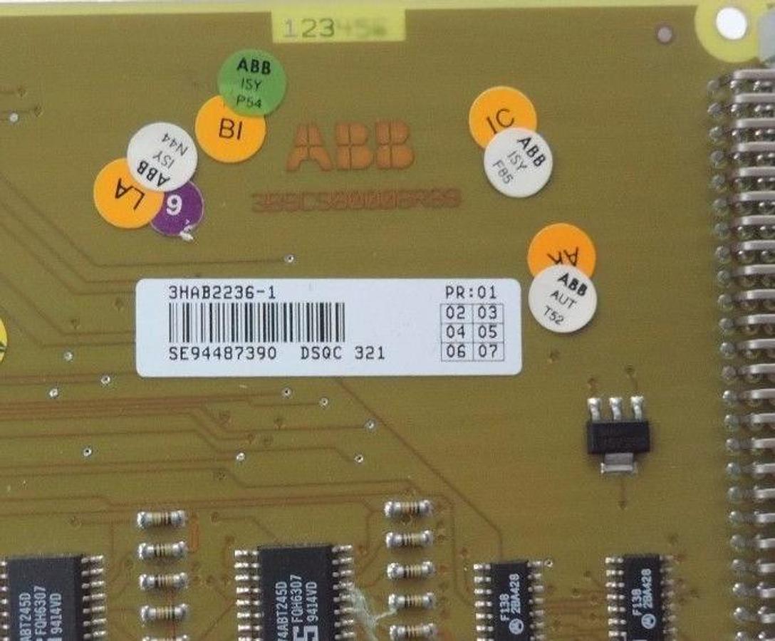 Used ABB 3HAB2236-1 MEMORY BOARD DSQC-321, 3HAB22361, 3BSC980006R89