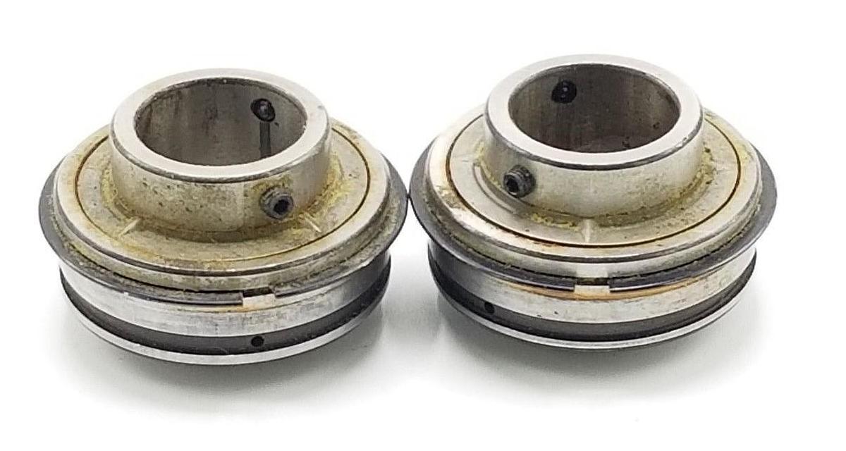 Used LOT OF 2 NTN UCS205-100 INSERT BALL BEARINGS UCS205100L