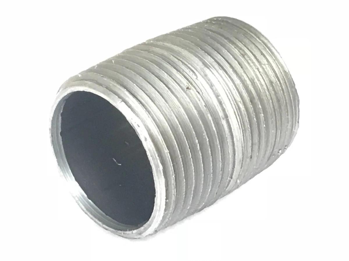 BOX OF 25 NEW MATCO-NORCA ZNB05CL STEEL PIPE NIPPLES, BLACK, 1" X CLOSE
