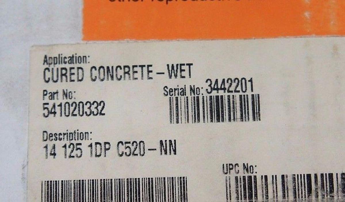 NIB COUGAR 541020332 DIAMOND CONCRETE BLADE 14X125 5410