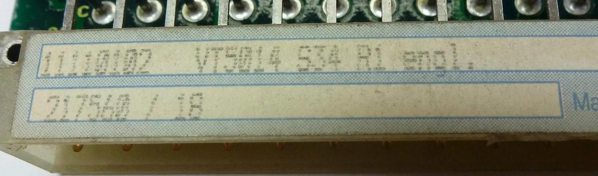 Used NANNESMANN REXROTH VT5014 PROPORTIONAL AMPLIFIER CARD VT5014S34R1 11110102