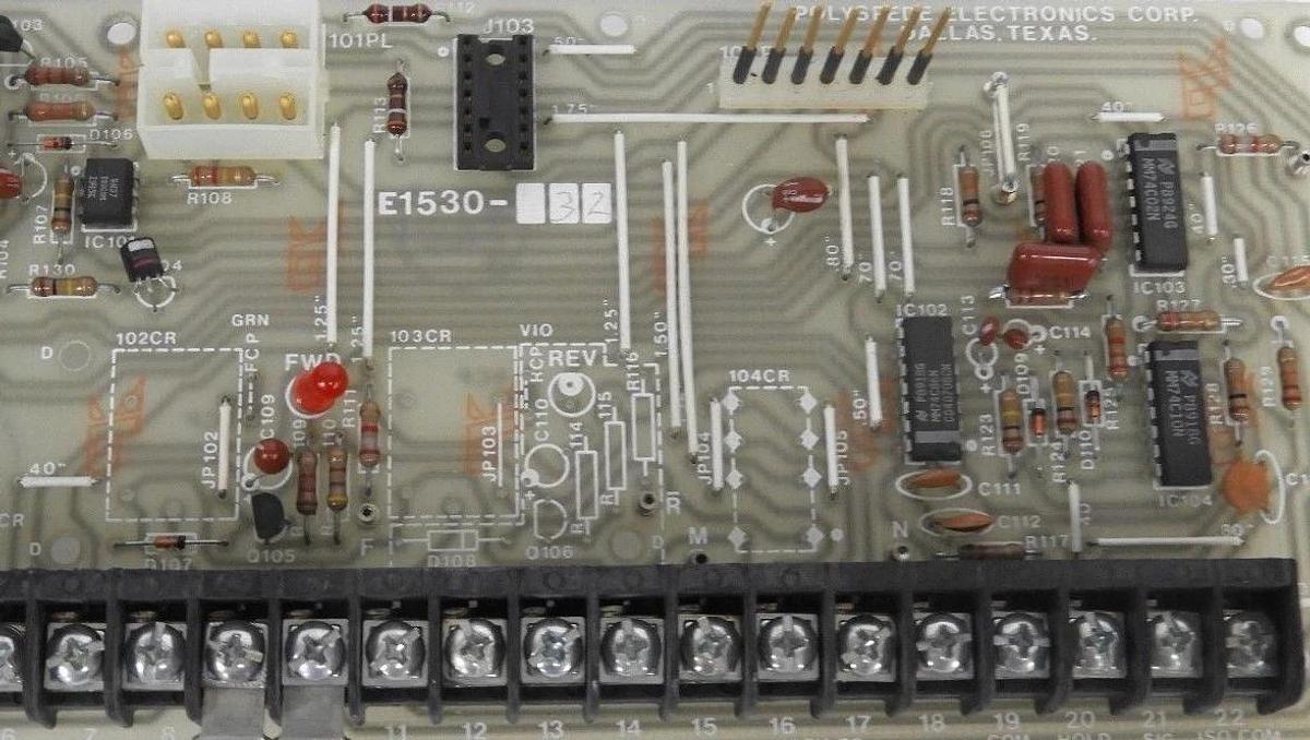 Used POLYSPEDE ELECTRONICS E1530-32 INTERFACE BOARD E153032