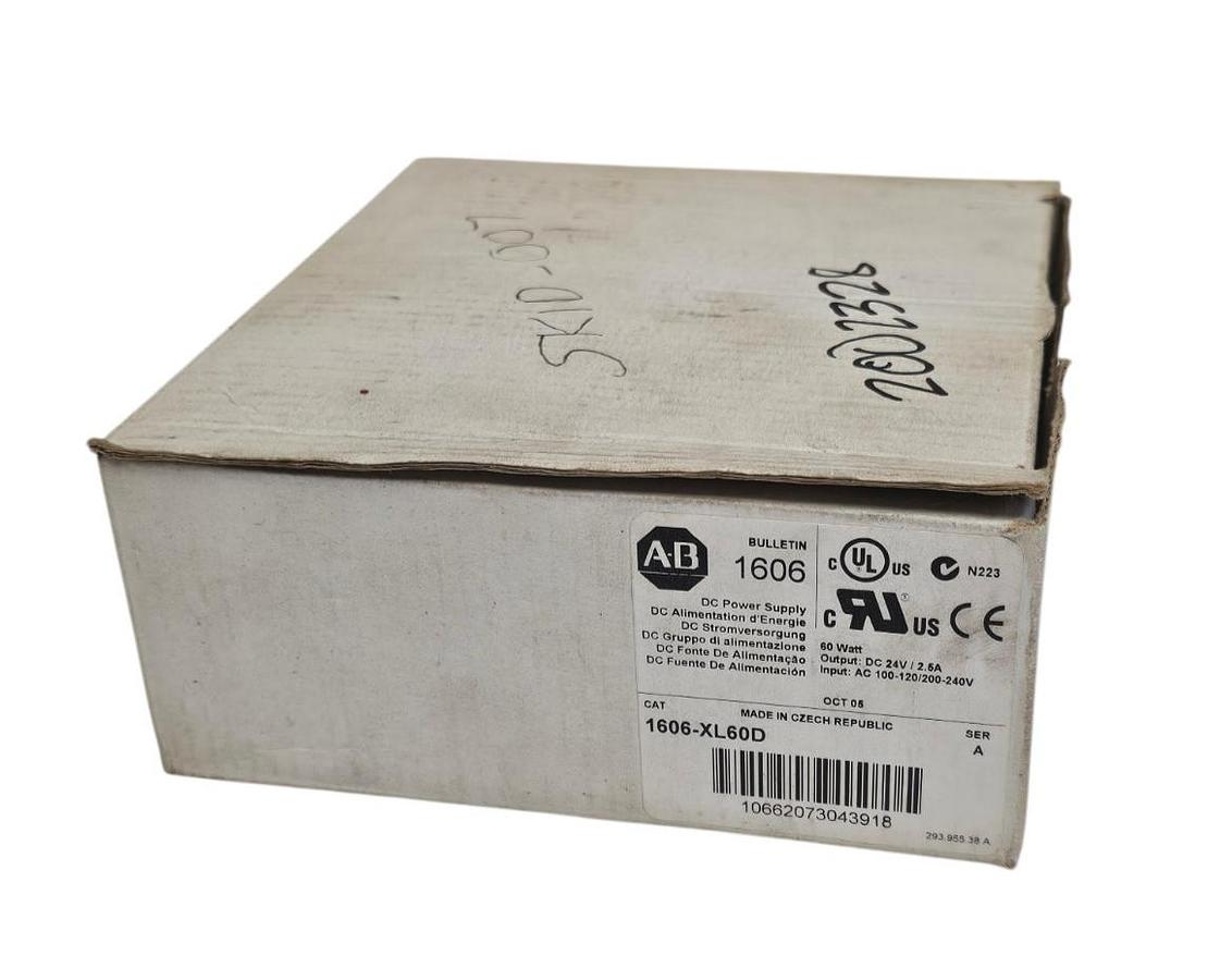 NIB ALLEN BRADLEY 1606-XL60D DC POWER SUPPLY 1606XL60D SER. A