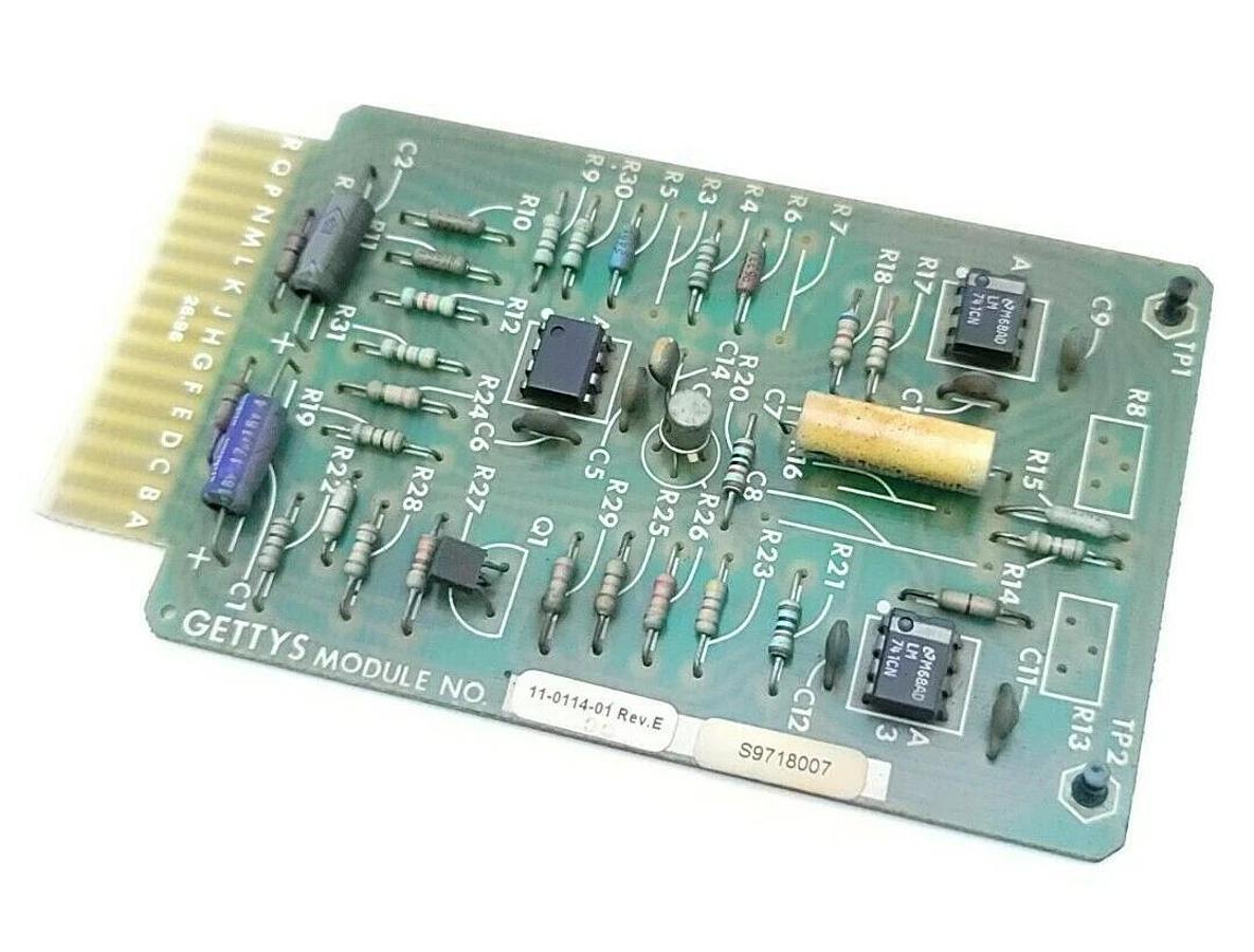 Used ELWOOD CORPORATION GETTYS GETTYS 11-0114-101 PC CIRCUIT BOARD MODULE
