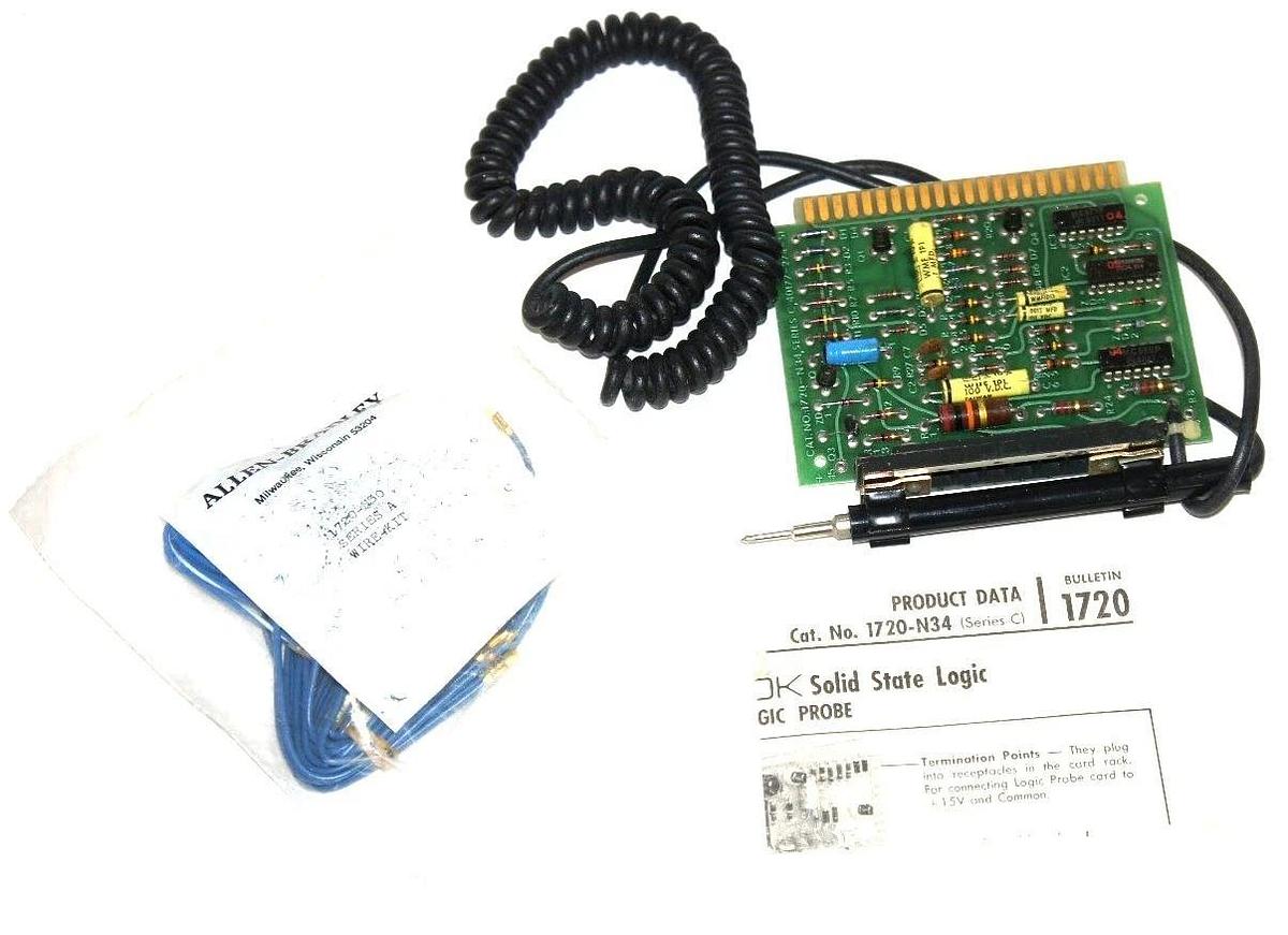 Used NIB ALLEN BRADLEY 1720-N34 LOGIC PROBE, SER C, 1720N34