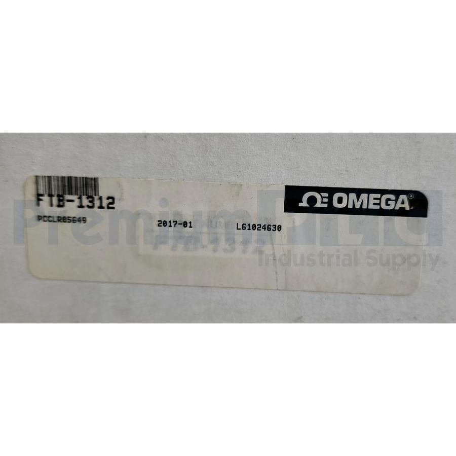 Used OMEGA FTB-1312 LIQUID TURBINE FLOW METER SENSOR W/ FIP42V40 ANALOG SENSOR NSMP