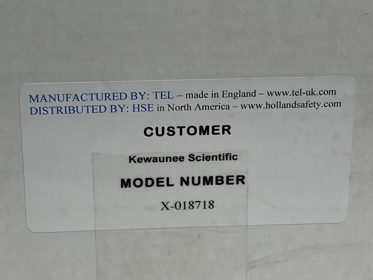 Used Kewaunee Air Alert 600 Fume Hood Velocity Airflow Monitor Alarm TEL X-018718