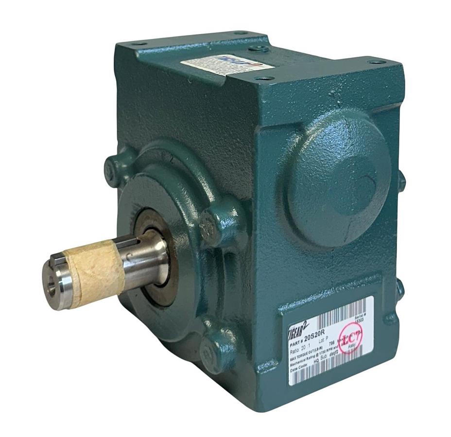 Used DODGE 20S20R TIGEAR-2 SPEED REDUCER 20:1 RATIO 1.34HP 1750RPM NSMP
