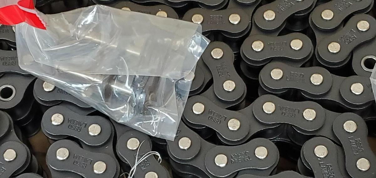 NIB TSUBAKI RS50-LMD-2 DOUBLE STRAND CHAIN RS50-LMD-2-JL 56LX1H RS50LMD2