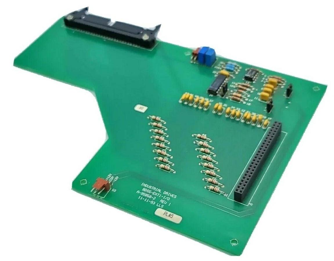 Used INDUSTRIAL DRIVES BDS5-EXT1-1/0 A-95058-2 REV. 1 CIRCUIT BOARD
