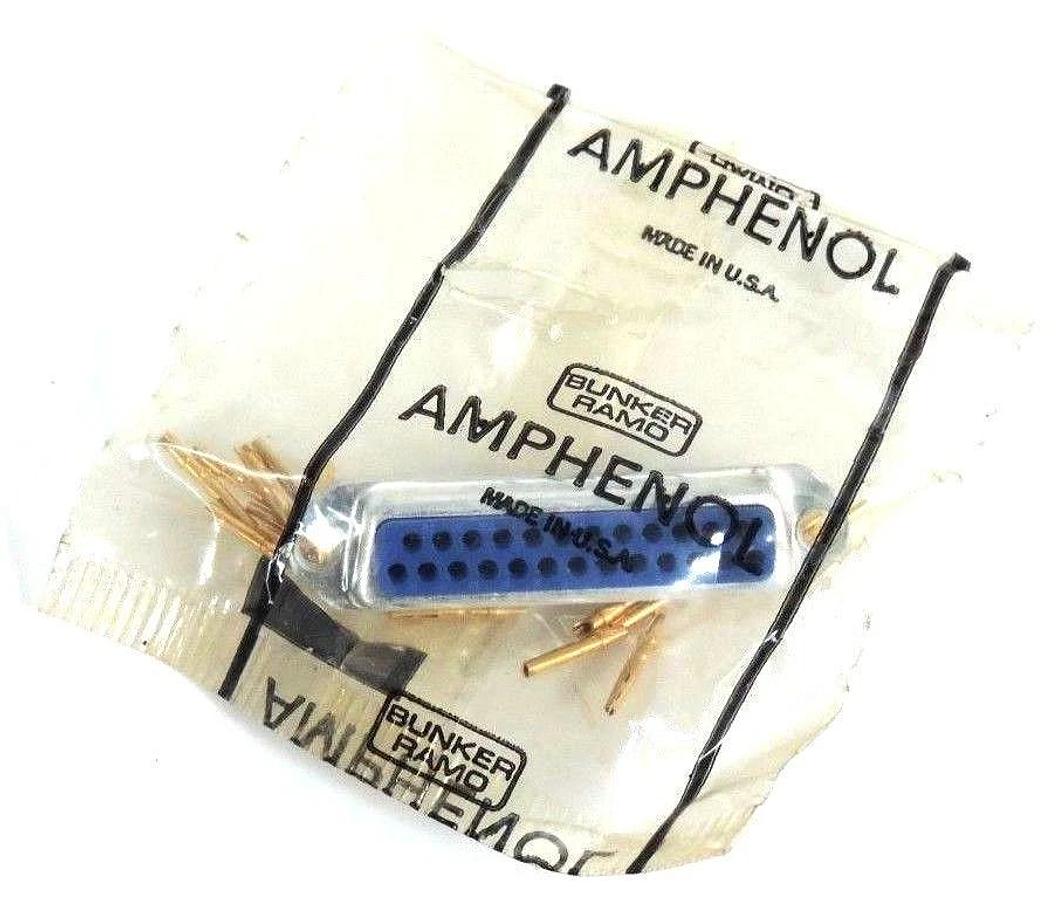 Used NEW AMPHENOL 17-10250 STANDARD D-SUBMINIATURE CONNECTOR 1710250
