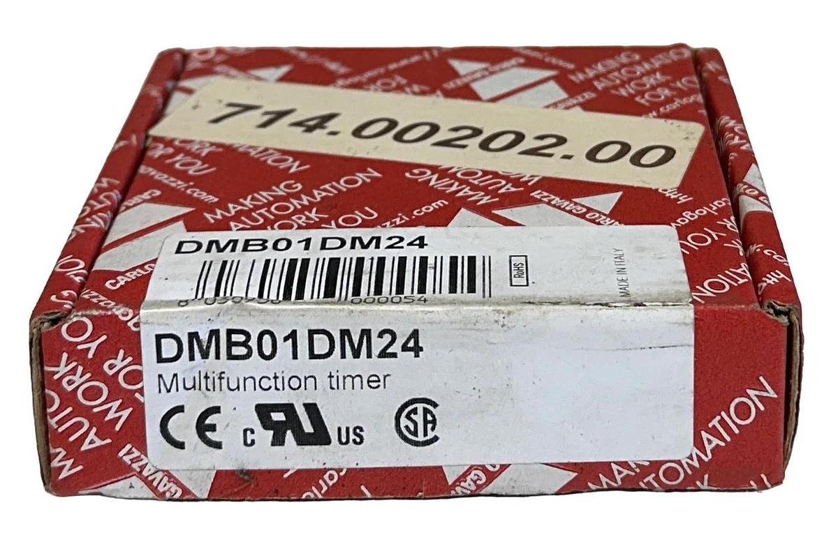 CARLO GAVAZZI DMB01DM24 MULTIFUNCTION TIMER 24-240VAC/DC 50-60Hz 1.5W NSMP