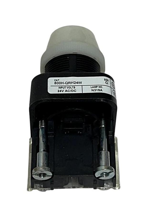 ALLEN BRADLEY 800H-QRH24W /G 30mm RED PILOT LIGHT 800H PUSH BUTTON OEM NSMP