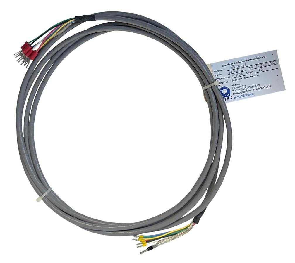 INTEK M1106 RHEOTHERM / RHEOVAC CABLE ASSEMBLY FOR THERMAL DISPERSION 10FT NSNP