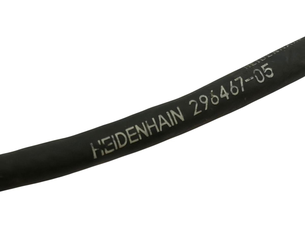 Used Heidenhain ID 296467-05 CNC Connecting Cable 12-Pin Male to 12-Pin Female