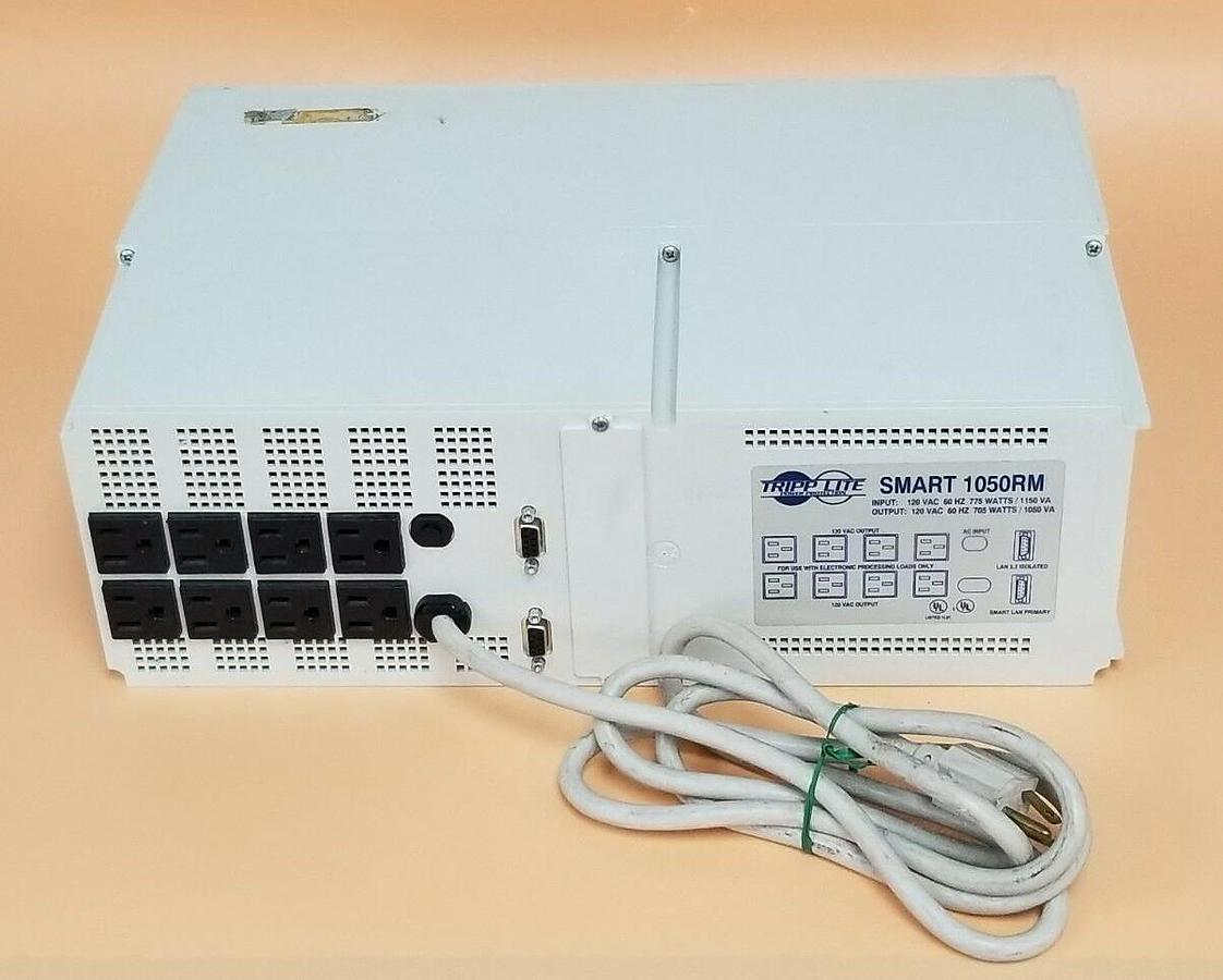 Used TRIPP LITE SMART-1050RM POWER SUPPLY 120VAC 60HZ 775W 1150VA IN. 120VAC 60HZ OUT