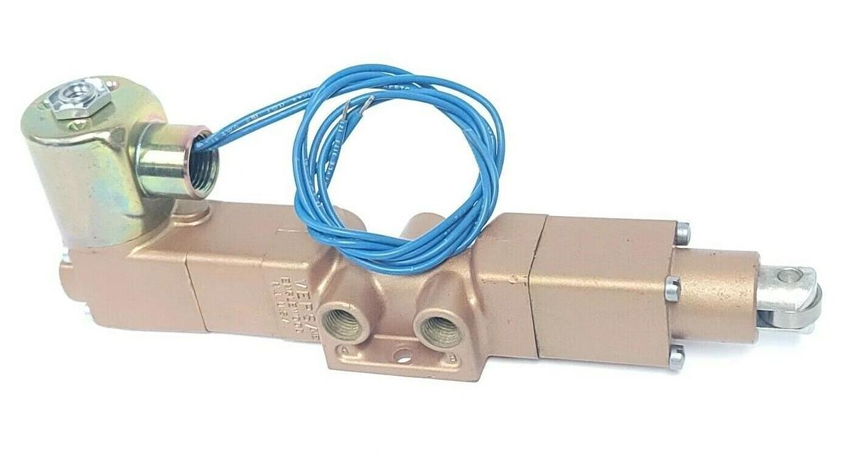 Used VERSA CA-4322-84-173-U-D024 SOLENOID VALVE 24VDC 10W 0-175PSIG