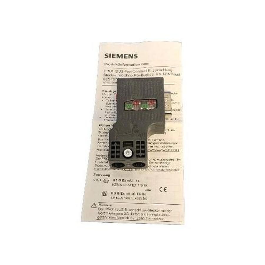Used NIB SIEMENS 6ES7972-0BA52-0XA0 BUSCONNECTOR PROFIBUS DP 6ES79720BA520XA0
