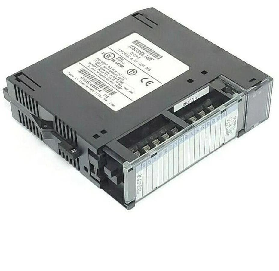 Used GE FANUC IC693MDL740F OUTPUT MODULE 12/24VDC 0.5A 16PT POS