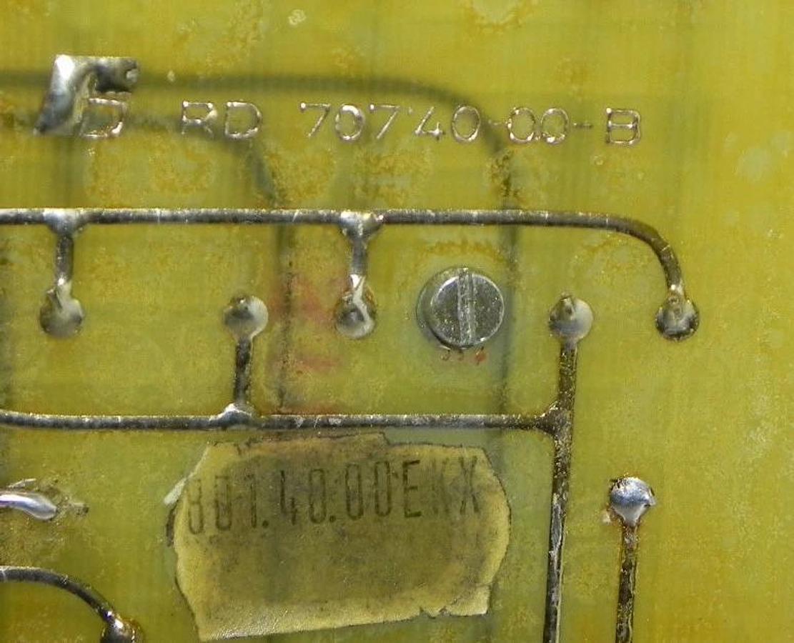 Used RELIANCE ELECTRIC 801'40-00 DRIVER PHASE SEQUENCE BOARD 70740-00-B