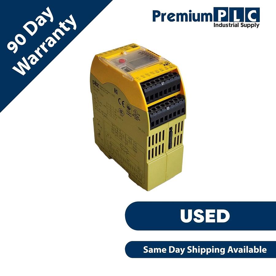 Used USED PILZ PNOZ-MM0P / 772000 SAFETY RELAY 24VDC DIN-RAIL PN0ZMM0P