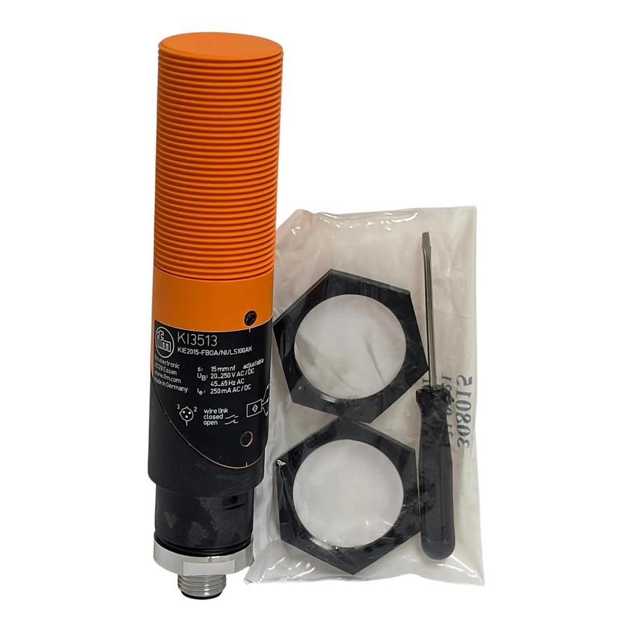ifm electronic KI3513 Capacitive Proximity Sensor M30 20-250V AC/DC New