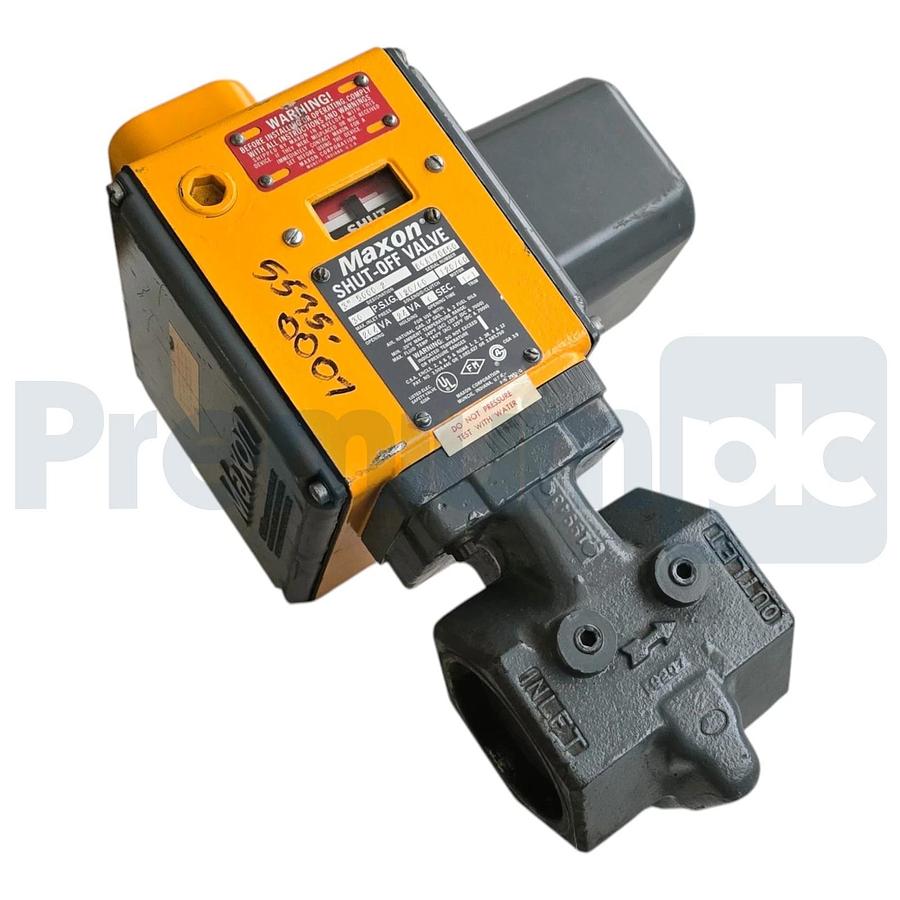 Maxon 3" 5000 2 Safety Shut-Off Valve 30PSIG 120V 6 Sec. New P/N 300SMA11 NSNP
