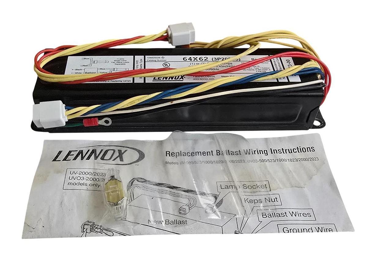 LENNOX 64X62 (3P20205) OEM UV BALLAST KIT HCUV 2000 FOR HUMIDIFIER NSMP