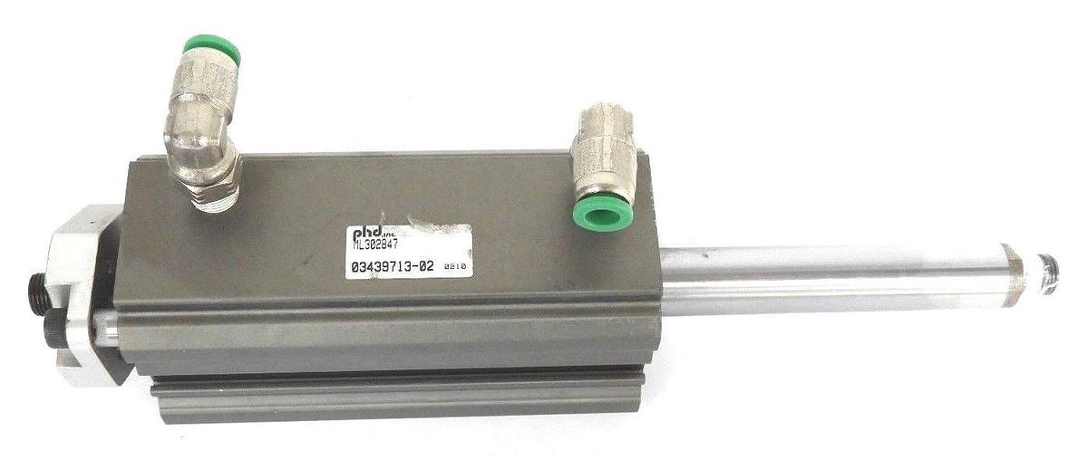 Used PHD INC. ML302847 ROTARY ACTUATOR CYLINDER 03438713-02, 0343971302