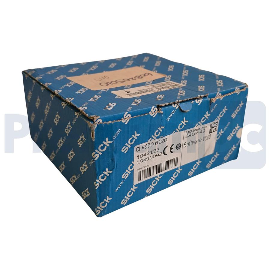 Used SICK CLV650-6120 | 1042125 Fixed Mount Barcode Scanner Auto-Focus Ethernet NSMP