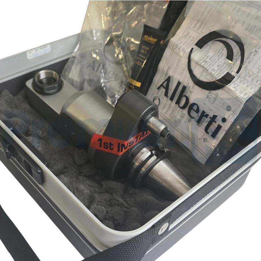 Alberti ER-AX25 T90 | TR90cn 2.5 CAT40 I=65 PL=25 CNC Right Angle Milling Head