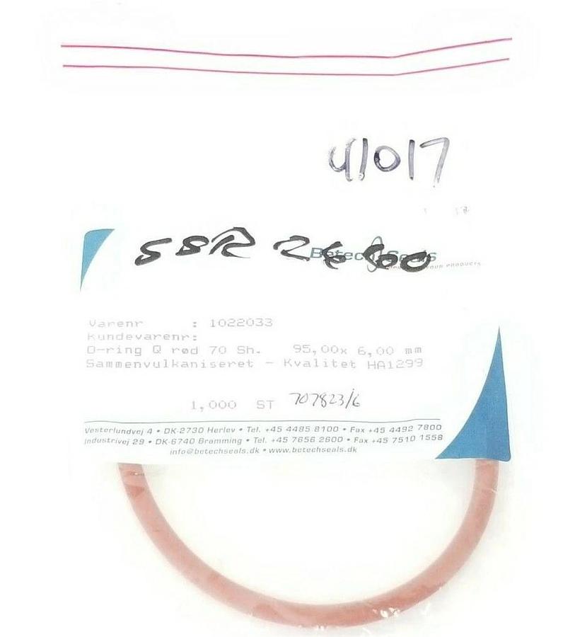 Used NEW BETECH SEALS 1022033 O-RING 95.00X6.00 MM