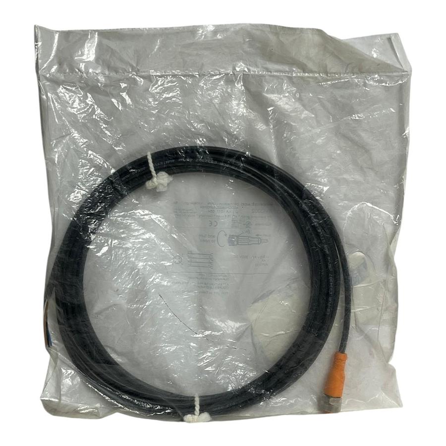 New IFM Efector EVC002 ADOGH040MSS0005H04 M12 Female Sensor Cable 5m Sealed