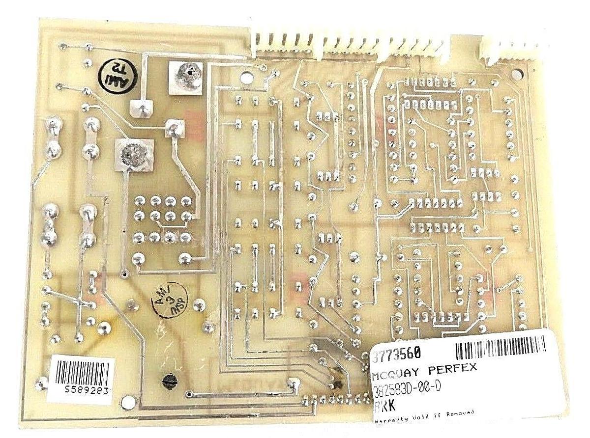 Used MCQUAY PERFEX 382583D-00-D REGULATOR BOARD PC
