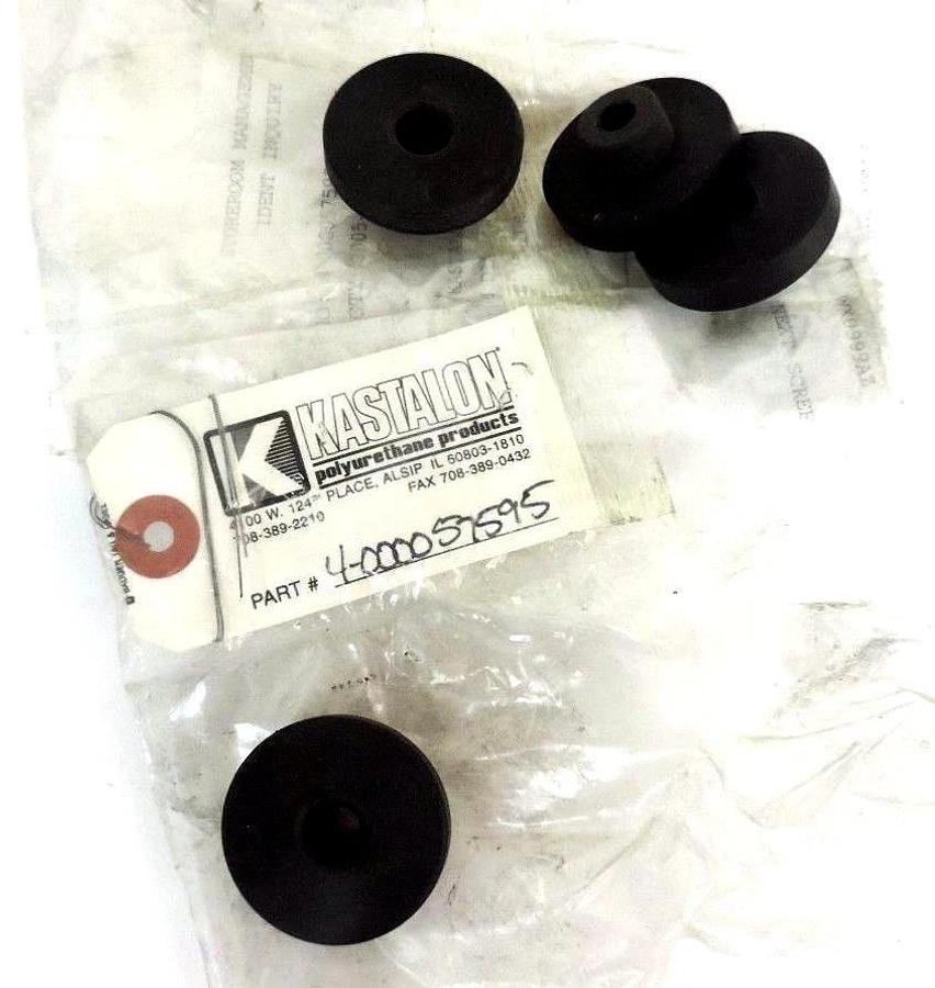 Used LOT OF 4 NEW KASTALON POLYURETHANE PRODUCTS 4-000057595 WHEEL GUIDES