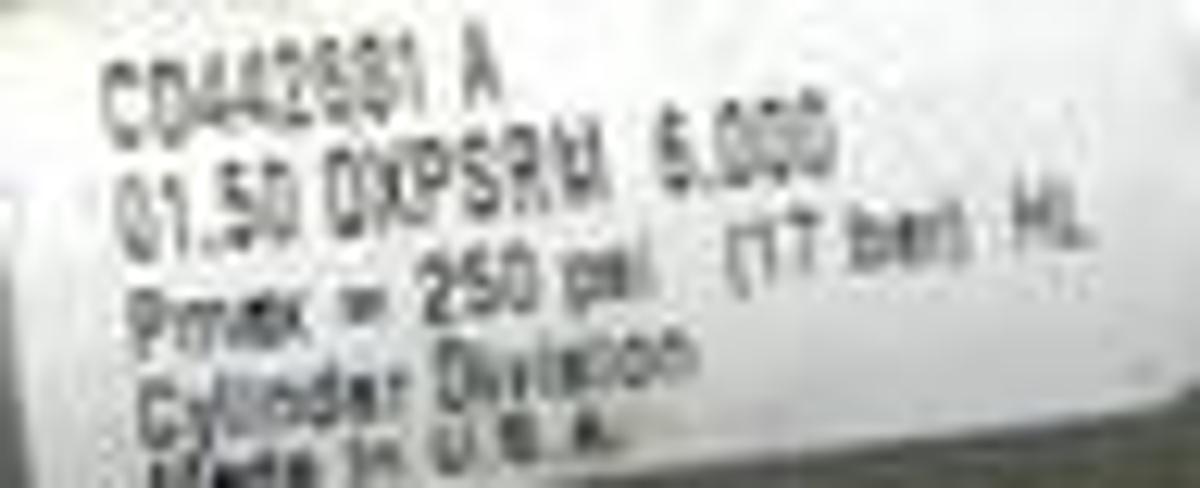 Used NEW PARKER CD442681 A CYLINDER 01.50 DXPSRM 6.000 PMAX=250 PSI (17 BAR)