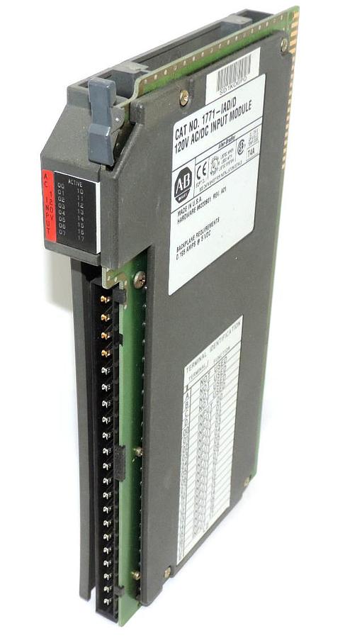 Used ALLEN BRADLEY 1771-IAD/D REV. A01 INPUT MODULE HARDWARE 96220601 REV. A01