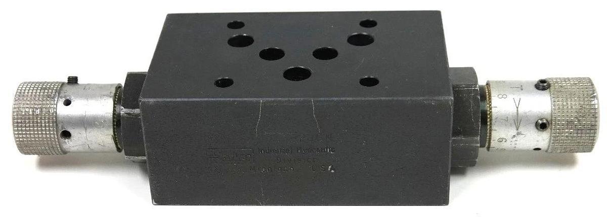 Used PARKER FM3-20GN HYDRAULIC FLOW CONTROL VALVE FM320GN