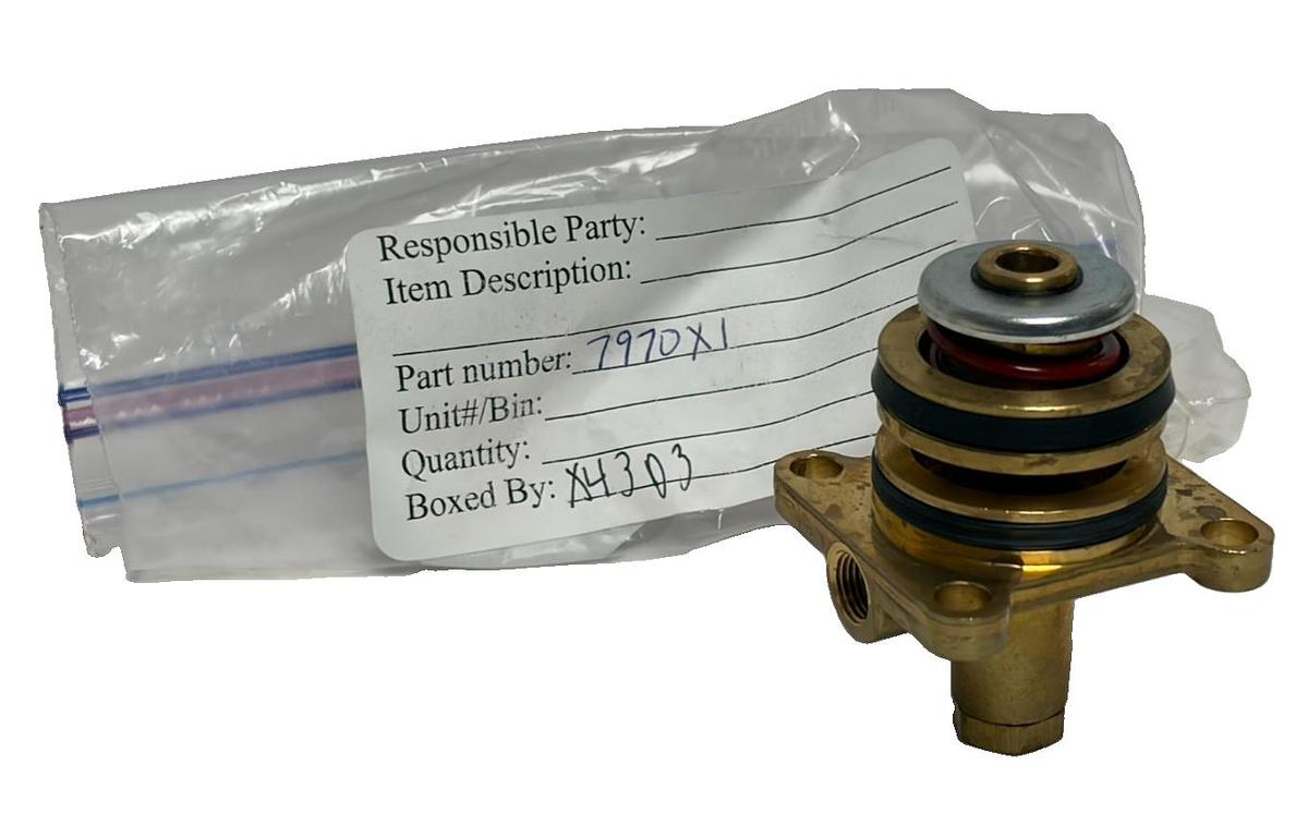 Used Quincy Compressor Hydraulic Unloader Valve Assembly 7970X Models 325 350 310